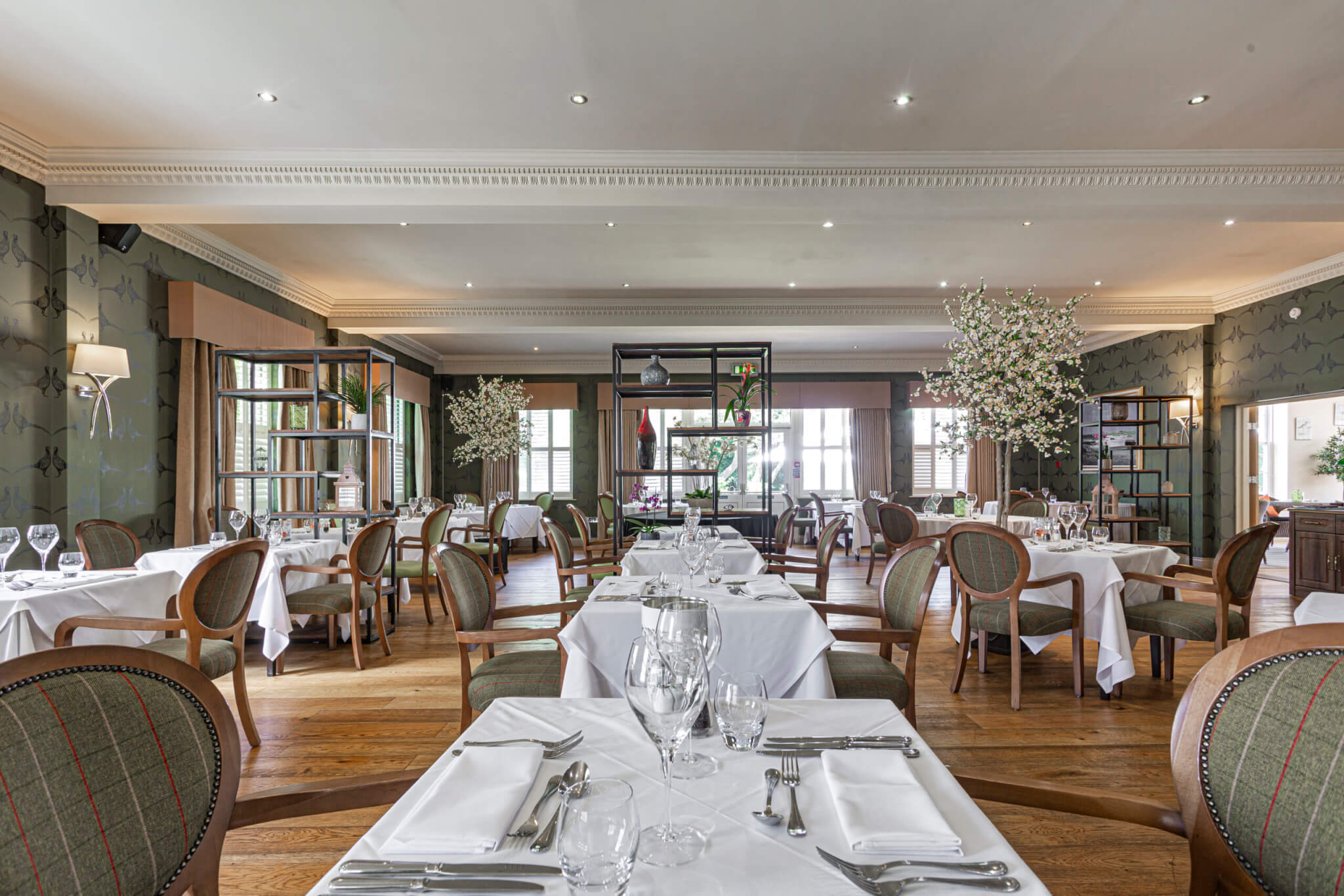 The Pheasant Hotel Dining at the Restaurant scaled